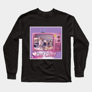 cat chef Long Sleeve T-Shirt